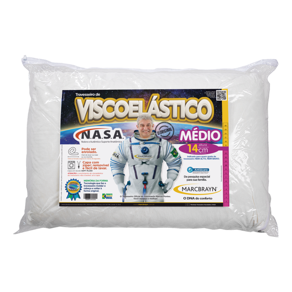 marcbrayn viscoelastico linha tradicional travesseiro medio 14cm marketplace com embalagem