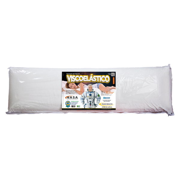 marcbrayn viscoelastico linha king size travesseiro de corpo com embalagem